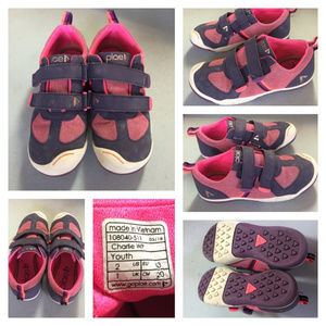 PLAE Charlie WP Purple & Fuschia Big Kid Size 2